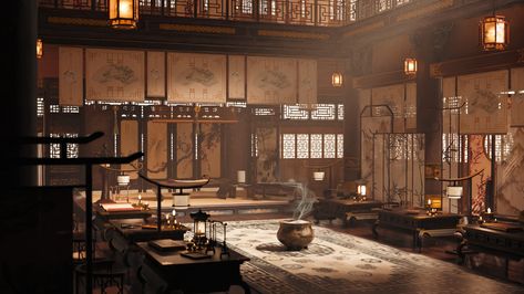 Yanxi Palace, Chinese Interior, Chinese Element, Castles Interior, Historical Architecture, Ancient Times, Interior Architecture, Palace, Castle