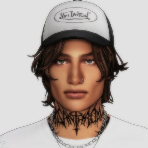 Back Tattoo Ideas Men, Back Tattoo Drawings, Men Back Tattoo Ideas, Sims 4 Male Sims Download, Sims 4 Hair Male, Sims 4 Tattoos, Mod Hair, Pelo Sims, Sims 4 Cc Skin