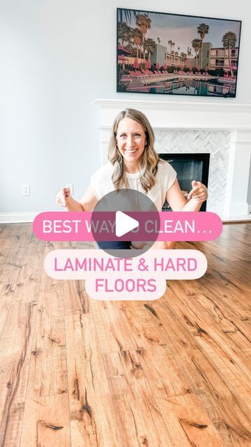 Jill Koch 🩷 Easy Cleaning, Home & Organizing Hacks on Instagram: "One of my most requested cleaning videos….how to clean laminate, hardwood floors and LVP. ⠀ 🩷 Comment “FLOOR CLEANING” and I’ll message you the items used. ⠀ ✨ Or head to my profile, click the link there then scroll to this post. ⠀ The biggest mistake people make when cleaning floors is….too harsh of a cleaner for the floor type and too wet! ⠀ When it comes to cleaning floors keep it simple. Truly just a little warm water and some drops of dish soap is all you need. ⠀ Or the cleaner that comes with a Vacmop (my version has an option to clean with just water too). ⠀ Save this for cleaning motivation and your next floor deep cleaning day. ⠀ #floorcleaning #cleaningtips #hardwoodfloors #laminateflooring #laminate #luxuryvinyl Diy Floor Cleaner Laminate, Clean Floor Hacks, How To Clean Laminate Wood Floors, Laminate Floor Cleaning Solution, Cleaning Laminate Wood Floors, Laminate Floor Cleaner, Hardwood Floor Cleaning, Mopping Hardwood Floors, Laminate Plank Flooring