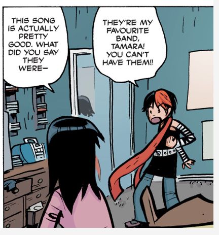 Kim X Knives Scott Pilgrim, Knives Chau Comic, Knives Chau Pfp, Ramona And Scott, The Adults Are Talking, Kim Pine, Knives Chau, Bryan Lee O Malley, Scott Pilgrim Comic