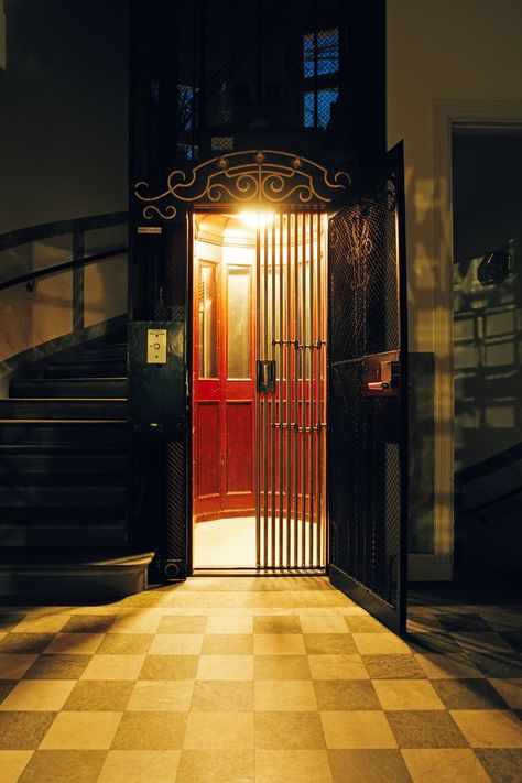 The Elevator Game, Creepy Elevator, Art Deco Elevator, Elevator Aesthetic, Old Elevator, Vintage Elevator, Elevator Photoshoot, Elevator Game, Elisa Lam