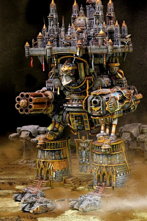 Emperor Titan Warhammer 40k, Warhammer 40k Titans, Warhammer 30k Art, Warhammer 40k Titan, Warhammer 40000 Miniatures, 40k Titan, Warhammer Vehicles, Legions Imperialis, Total Warhammer