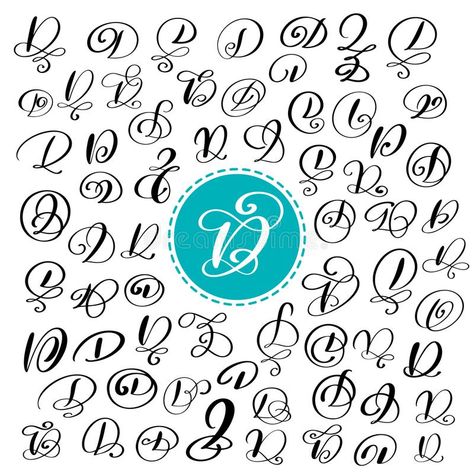 Lettering Alphabet Handwritten, D Calligraphy, Logo Packaging Design, Calligraphy Fonts Alphabet, Handwriting Alphabet, Fancy Letters, Hand Lettering Fonts, Hand Lettering Alphabet, Calligraphy Handwriting