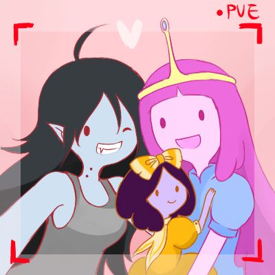 Adventure Time Marceline X Bubblegum, Princess Bubblegum X Marceline Fanart, Marcelina X Bubblegum, Pb And Marceline, Bonnibel Bubblegum, Bubblegum And Marceline, Marceline X Bubblegum, Adventure Time Princesses, Adveture Time