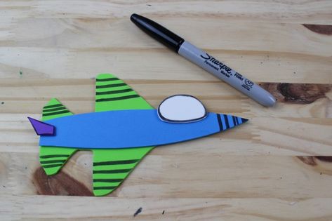 Alphabet Crafts for Kids: J is for Jet - Frugal Mom Eh! Jet Crafts For Preschoolers, Letter Crafts, Child Education, Frugal Mom, Marker Paper, Baby Activities, Alphabet Crafts, School Glue, Library Programs