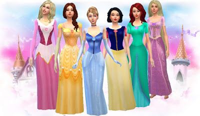 My Sims 4 Blog: Disney and Flamenco Dresses by MaleficaXD Sims 4 Flamenco Dresses, Disney Princess Toddler, Sims 4 Blog, Die Sims 4, Sonic Movie, Princess Halloween Costume, Pelo Sims, Sims 4 Game Mods, Flamenco Dress