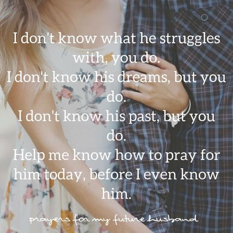 Praying for your future husband. #Day1 | uploaded by Audrey Fisher Pray Ideas, Future Husband Prayer, Memes About Relationships, Prayer For Husband, Bible Truths, To My Future Husband, Godly Dating, About Relationships, Christian Relationships