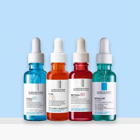 How to Layer Face Serums | La Roche-Posay Australia Layer Serums, La Roche Posay Serum, Face Serums, Salicylic Acid Acne, Wrinkle Serum, Antioxidant Serum, Morning Skin Care Routine, Retinol Serum, Hyaluronic Acid Serum