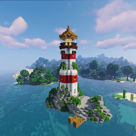 #minecraft #build #gaming Ocean Empire Minecraft, Minecraft Ocean Decoration, Minecraft Ocean House Ideas, Island Castle Minecraft, Minecraft Water House Tutorial, Minecraft Seaside Cottage, Shipwreck Minecraft Build, Minecraft Ocean Aesthetic, Minecraft Light House Ideas