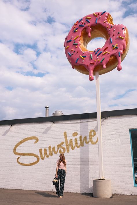 Toronto Summer, Donut Signs, Donut Store, Doughnut Shop, Burlington Ontario, Coffee And Donuts, Dessert Shop, Donut Shop, Bakery Shop