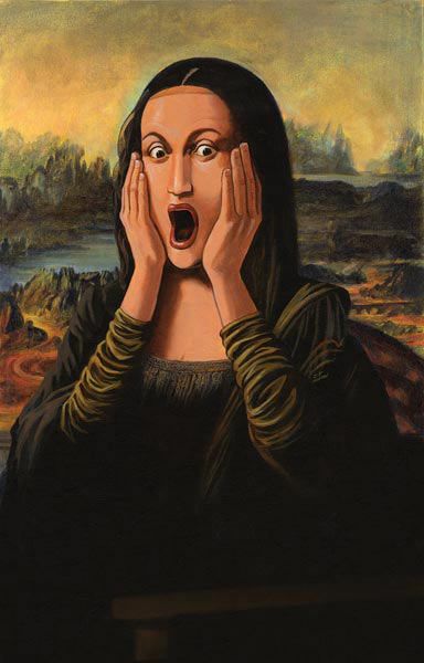 O grito Scream Parody, Mona Lisa Parody, Mona Lisa Smile, Le Cri, Art Parody, Famous Artwork, American Gothic, Deviant Art, Famous Art