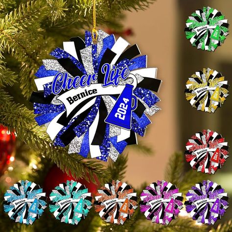 Amazon.com: Pretyprints Personalized Cheerleader Ornaments Cheerleader Cheerleading Lovers Ornaments Cheerleading Ornament Gift for Cheerleader Christmas 2024 Cheer Cheerleader Ornaments Xmas (Style 11) : Home & Kitchen Cheer Christmas Ornaments, Cheer Christmas Gifts For Team, Cheerleader Ornaments, Cheerleader Gifts For Team, Cheerleading Gifts For Team, Basketball Ornaments, Cheer Ornaments, Wallen Lyrics, Cheerleading Coach Gifts