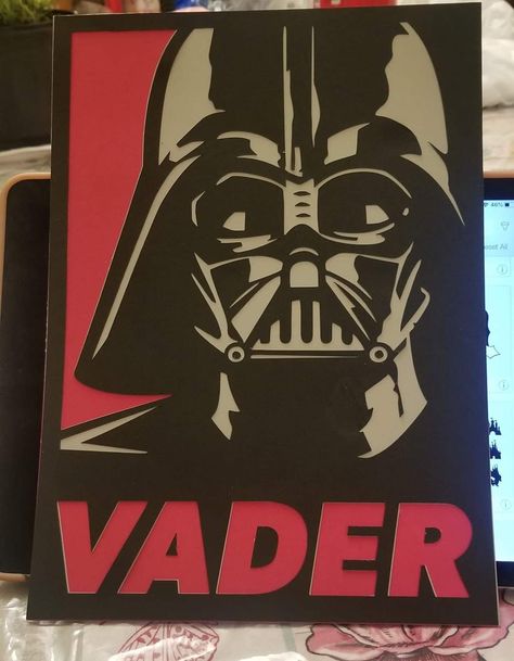 Star Wars Canvas Painting, Star Wars Art Painting, Father's Day Drawings, Darth Vader Mask, Marvel Art Drawings, Star Wars Painting, Christmas Tree Art, Art Things, Star Wars Fandom