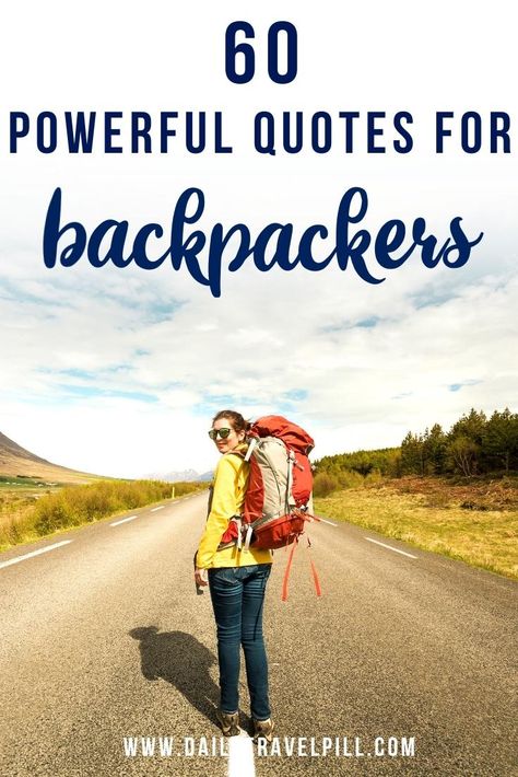 These are the best 60 backpacking quotes. These quotes for backpackers will inspire you to book your next adventure! | backpacking captions | Backpacking Quotes, Adventure Captions, Instagram Captions Travel, Tour Quotes, Quitting Quotes, Instagram Post Captions, Best Captions, Captions For Instagram Posts, Australia Trip