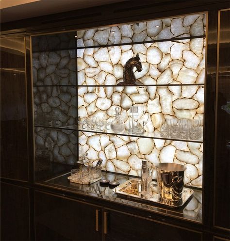 Bar Shelving, Stone Feature Wall, Stone Wall Panels, Luxury Residence, Furniture Studio, Marble Bar, Wine Cellar Design, Stone Bar, Home Bar Designs