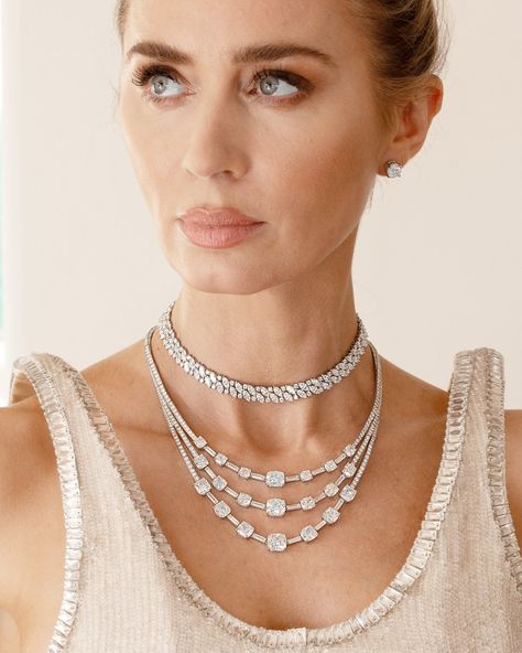 Tiffany High Jewelry, Necklace Reference, Royal Necklace, Best Actress Oscar, Festoon Necklace, Wedding Hairstyles Bridesmaid, Cartier Necklace, Tiffany And Co Jewelry, Princess Caroline Of Monaco