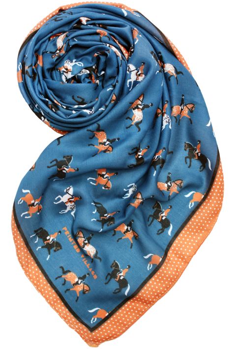 Dressage Horse, Blue, designed by Hannah Shields Scarf Fashion Photography, Hermes Horse, Dressage Fashion, Scarf Photography, Print Scarf Design, Scarf Display, Horse Scarf, Silk Scarf Design, Funky Necklace