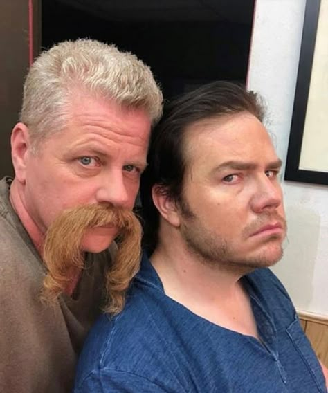 Eugene Twd, Josh Mcdermitt, Michael Cudlitz, Twd Memes, Twd Funny, Twd Cast, Walking Dead Memes, Do I Love Him, Walking Dead Cast