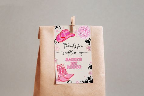 Cowgirl Birthday Favors, Cowgirl 1st Birthday Party Zazzle, Cowgirl Themed Birthday Party Invitations, Pink Cowgirl Party Zazzle, Cowgirl Party Favors, Cowgirl Themed Birthday Party Amazon.com, Rodeo Gifts, Favour Tags Template, 1st Birthday Themes