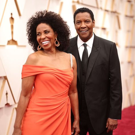 There are the Hollywood couples who last for less time than the milk in your fridge, and then, there are Denzel and Pauletta. The twosome has been together since 1977, when they met on the set of their shared movie, Wilma. As Denzel explained to Live! With Kelly and Ryan in 2018, "The first movie I ever did, [a] TV movie, was about Wilma Rudolph, a... Denzel Washington Wife, Denzel Washington, Oscar Winners, Popular Shows, Future Wife, Celine Dion, Beauty Pageant, Lady And Gentlemen, Net Worth