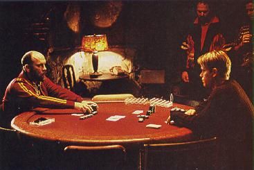 Rounders.  John Malkovich listening to an Oreo does it for us every time.  "Pay the man his money." John Turturro, Shot Film, Eric Bana, Robert Duvall, Edward Norton, Poker Room, John Malkovich, Movie Blog, Film Buff