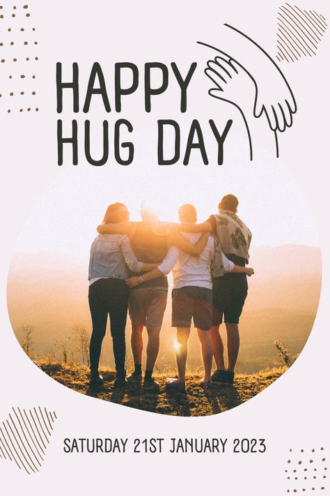 Happy World Hug Day 🤗💖 After everything that has happened these past few years, sharing a hug with someone you care for is so important. Go out today and hug them 🥰 #worldhugday #hug #hugs #spreadthelove #happyhugday #hugsaregood #hugging #huggingisgoodforyou #everyoneneedsahug #hugsomeone #worldhugday2023 #21stjanuary #huggingiscaring #love #friends #family #ilovehugs People Hugging Illustration, Hug Day Photo, A Hug Is Always The Right Size, Why Hugs Are Important, National Hugging Day, Virtual Hugs, Happy Hug Day, Hug Day, Lotus Flower Wallpaper