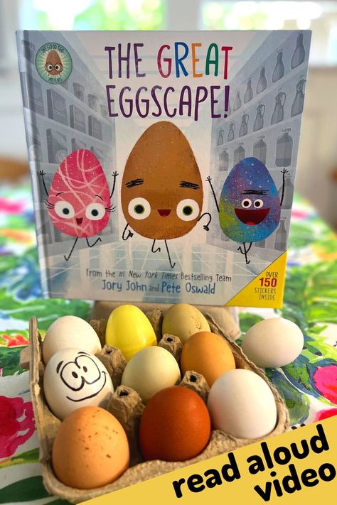 A spinoff from the bestselling picture book THE GOOD EGG, we're revisit the carton... where readers discover the secret ritual the eggs enjoy -- The Great Eggscape! Everyone enjoys an escapade full of fun and frolic - except for Shel. Will he find a way to "break out of his shell"? It's a kid favorite and a bestseller. #ChildrensBook #ReadAloud The Great Eggscape, The Good Egg, Read Alouds, Children's Picture Books, Find A Way, Break Out, Inspiration For Kids, Secret Life, Read Aloud