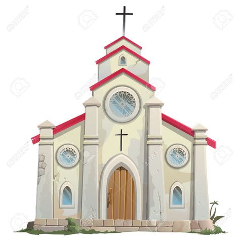 Our church, our people. Old Catholic Church, 5 Solas, Church Images, Arsitektur Masjid, Church Pictures, Church Building, Old Church, Old Stone, Cartoon Style