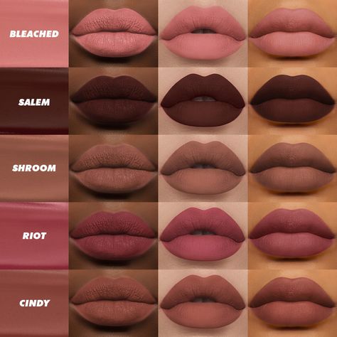 When in doubt, go nude 💄💋 Whether you're looking natural daytime look or a subtle compliment to a bold eye, we've got the perfect matte nude for you! 😉 Which of these gorge nudes are you adding to your collection? 👇 Lipstick Dusky Skin, Lipstick Matte Colors, Lip Makeup For Dark Lips, Morena Lipstick Shade, Brown Lipstick On Dark Skin, Makeup Products For Dark Skin, Dark Skin Lipstick Shades, Matte Nude Lipstick Shades, Lip Shades For Brown Skin