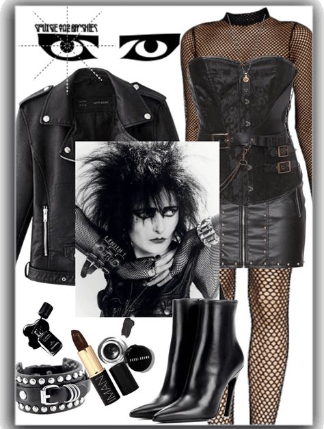 Siouxie Sioux Style, Siouxie Sioux Costume, Souxie Soux Style, Siouxie Sioux Outfit, Goth Punk Outfits, Spellbound Siouxsie, Goth Grunge, Siouxsie And The Banshees Shirt, Siouxsie And The Banshees T Shirt