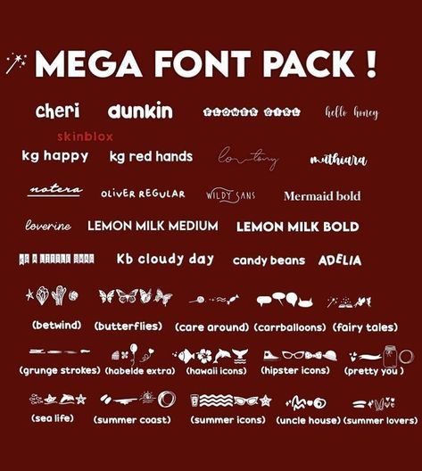 Popular Fonts For Edits, Fonts For Capcut, Capcut Fonts, Fonts For Edits, Soft Fonts, Dafont Fonts, Font Pack, Edit Font, Font Combos