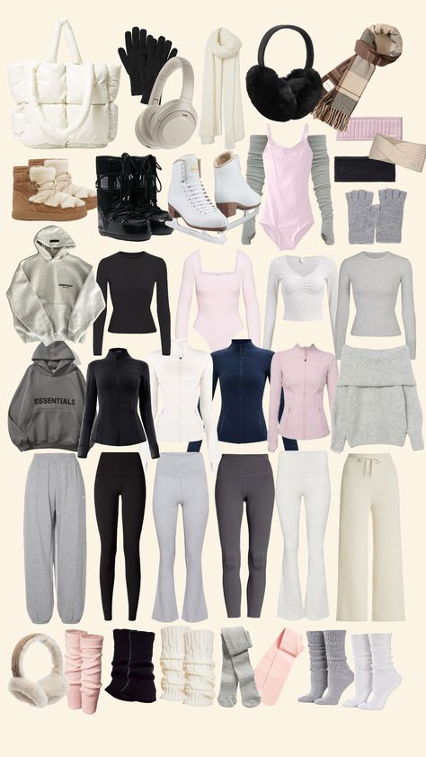 #iceskating #iceskatingoutfits #winterwishlist #winteraesthetic #christmaswishlist #winteroutfits Skate Aesthetic Outfits, Figure Skating Accessories, Skate Outfit, Competition Skating Dress, Figure Ice Skates, Figure Skating Outfits, Ice Skating Outfit, Skating Aesthetic, Fitness Wear Outfits