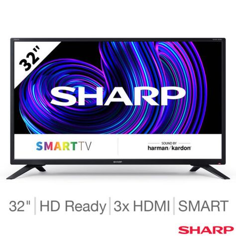 VISIT OUR WEBSITE FOR A HUGE RANGE OF TVS WWW.TV.COM Find many great new & used options and get the best deals for Sharp 32 Inch HD Ready Smart TV 1T-C32EE2KF2FB Black at the best online prices at eBay! Free delivery for many products! Harman Kardon, Dolby Digital, Digital Audio, Led Tv, Smart Tv, Battlefield, Graphic Card, Speaker, Tv