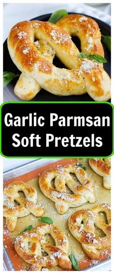 Garlic Parmesan Soft Pretzels - Fresh soft pretzels mixed with herbs and Parmesan cheese for a tasty treat any time. These pretzels mimic Auntie Anne's and are the perfect savory snack. Homemade Soft Pretzels, Pretzels Recipe, Soft Pretzels, Snacks Für Party, Garlic Parmesan, Savory Snacks, Parmesan Cheese, Pretzels, Homemade Bread