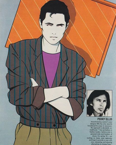 SwimmersGirl on Instagram: “The Nagel Man deserves much more credit. 💜 Part Two. “The Tomorrow Show” a fashion article from January 1981’s Playboy features this…” 80s Illustration Art, Patrick Negal, Nagel Art 80s, Shirt Fashion Illustration, Patrick Nagel Art, Mens Illustration, 80s Illustration, Nagel Art, Patrick Nagel