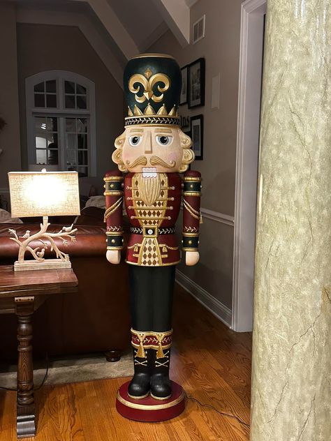 Facebook Nutcracker Makeover, Chic Christmas Decor, Nutcracker Decor, Nutcracker Christmas Decorations, Christmas Time Is Here, Chic Christmas, Nutcracker Christmas, Holidays And Events, Nutcracker