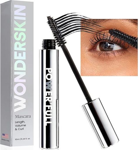 Amazon.com: Wonderskin Best Mascara For Length, Hypoallergenic Mascara, Smudge Proof Mascara, Eyelash Mascara, Black Eye Makeup, Dramatic Eye Makeup, Thick Lashes, Eyelashes Mascara, Lash Mascara