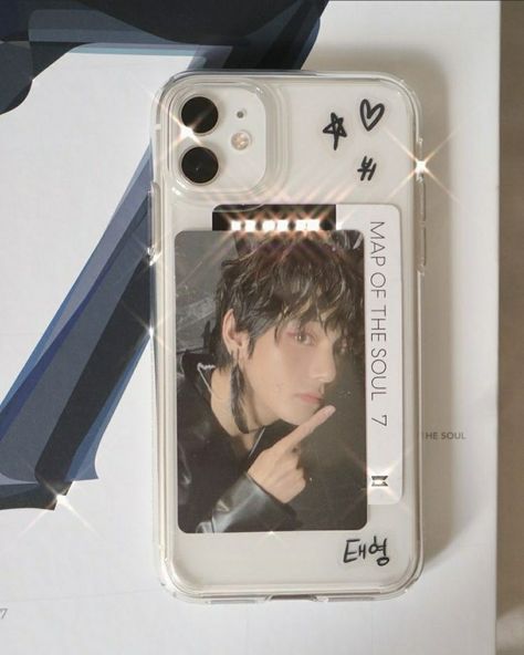 Bts Phone Case Diy, Bts Phone Case Aesthetic, Diy Phone Case Aesthetic, Taehyung Phone Case, Bts Phone Case, Kpop Phone Cases, Phone Case Aesthetic, Diy Iphone Case, Case Aesthetic