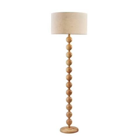 Orchard Floor Lamp - Bed Bath & Beyond - 37717703 Bedroom Floor Lamps, Cottagecore Nursery, Floor Lamp Wood, Havenly Living Room, Palm Beach Regency, Traditional Lamps, Tree Lamp, Tall Lamps, Yellow Room