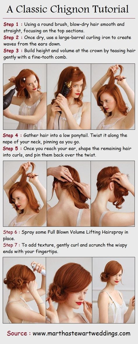 Classic Chignon Hair tutorial - Imgur Chignon Tutorial, Classic Chignon, 1920s Hair, Teased Hair, Haute Hair, Blow Dry Hair, Step By Step Hairstyles, Pretty Hair, Beauty Tutorials