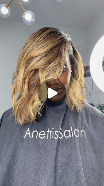 Gentry Mitchell on Instagram: "BLONDE ON CHOCOLATE 👱🏿‍♀️🍫🤤
-Master Stylist @banglafreshhh 

Tap the link in the BIO 👆🏾

or

Text:
469.315.1878 📱

#BanglafreshHair ✂️
Booking: www.BanglafreshHairDFW.com
.
#foryourpage #fyp #explorepage  #dallasstylist #dallashairstylist #voiceofhair #thecutlife #newyorkhairstylist #newyorkstylist #viral #naturalhair #haircolor #haircolorist #colorspecialists #dallascolorist #silkpress #dallassilkpress #foilyage #highlights" Blonde Balayage On Black Women, Blonde Hair Black Women Natural, Dark Skin With Blonde Hair, Blonde Balayage Black Women, Honey Blonde Hair On Black Women, Natural Black Women, Honey Blonde Hair, Dark Skin Women, Hair Colorist