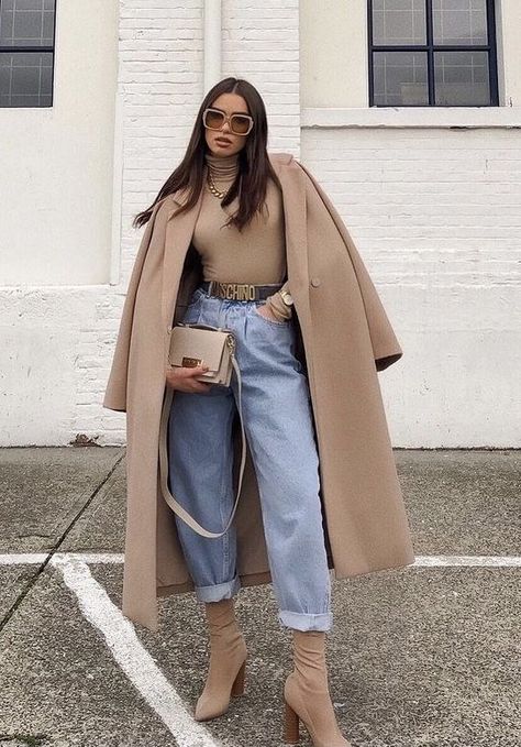 Stylish Winter Outfits, Winter Fashion Outfits Casual, Winter Outfit Inspiration, Spring Fashion Outfits, Looks Street Style, Ținută Casual, Modieuze Outfits, Camel Coat, Cute Fall Outfits