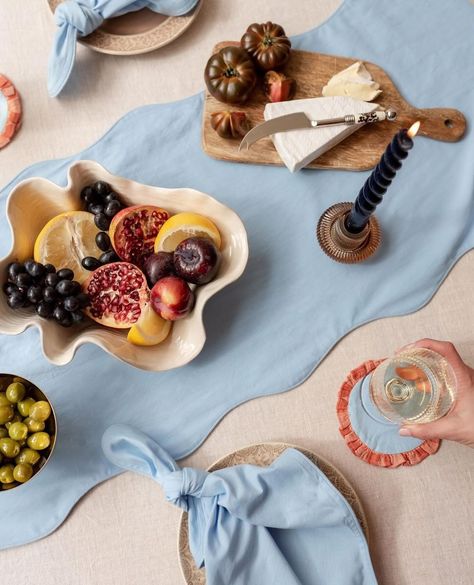 With some exciting shoots 📸📸in the pipeline , I’ve been drooling over these gorgeous place mats and table runners from @wearetbco 🍽️🌸🌷💕💖 Such beautiful additions to the table and loving the wavy scalloped table runners 😍 Scalloped Table, Luxury Gifts For Her, Sleep Accessories, Pajamas Gift, Baby Gift Box, Kids Blankets, Hand Candle, Place Mats, Tableware Set