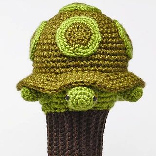 Ravelry: Amigurumi Golf Club Covers: 25 Crochet Patterns for Animal Golf Club Covers - patterns Golf Club Head Covers Pattern Free Crochet, Golf Head Covers Pattern, Crochet Golf Club Covers Free Pattern, Crochet Golf Club Covers, Crochet Golf Club, Cobra Golf, Golf Club Head Covers, Golf Club Covers, Crochet Turtle