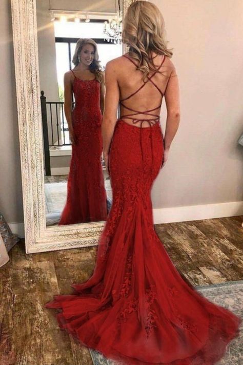 7a6a74cbe87bc60030a4bd041dd47b78desc37100199ri Prom Dresses Long Cheap, Backless Formal Dress, Prom Dresses With Lace, Blue Mermaid Prom Dress, Red Spaghetti, Dresses With Lace, Light Blue Prom Dress, Winter Formal Dresses, Stunning Prom Dresses