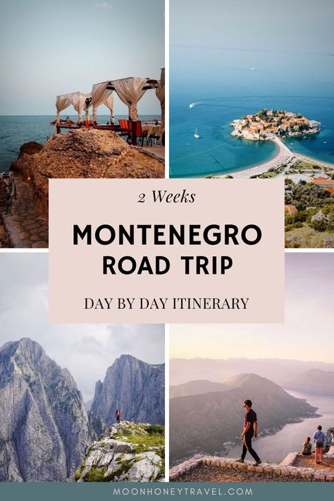 Montenegro Itinerary, Montenegro Travel, Balkans Travel, Road Trip Map, Arizona Road Trip, Perfect Road Trip, Road Trip Packing, American Road Trip, Voyage Europe