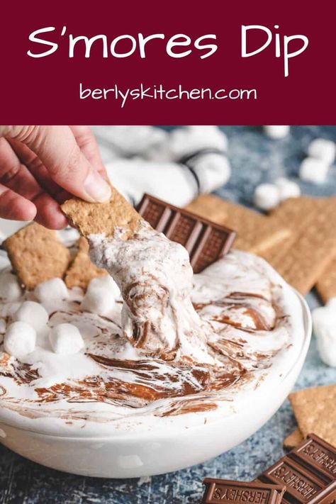 Smores Fluff Dip, S’more Dip Recipe, Easy Smores Dip, S’mores Dip Recipe, S’more Dip, Hot Dips Recipes, Best Dessert Dips, Simple Dip Recipes, Apple Dips