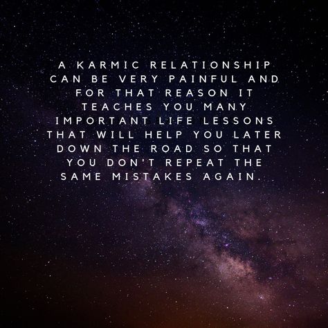 "Karmic" is thrown around in the twin flame community when someones twin is in a relationship with someone else. If its not toxic it's not karmic. Its a soul teacher of some sort. Still a lesson but not a crazy toxic one. Let's be honest. In middle age we should be way beyond these types of people anyway. I know I am! I respect my partners twin flame. He can't break that connection even though he has wanted to many times 😂 I send her love and healing too because this isn't easy for her either. Karmic Partner Quotes, Some Connections Are Beyond Words, Karmic Connection Quotes, Karmic Vs Twin Flame, Karmic Relationship Quotes, Karmic Relationship Signs, Karmic Quotes, Toxic Soul Ties, Karmic Soulmate