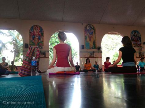 Yoga Meditation retreat in an Indian Ashram India Yoga Retreat, Indian Ashram, Indian Meditation, Silent Meditation, Indian Yoga, Sitting Cross Legged, Travel Vibes, Cross Legged, Spiritual Retreat