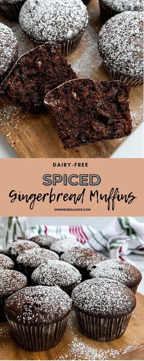 Baked Muffins, Gingerbread Muffins, Sugared Cranberries, Baking Muffins, Muffin Tin, Coconut Sugar, Molasses, Quick Bread, Holiday Baking